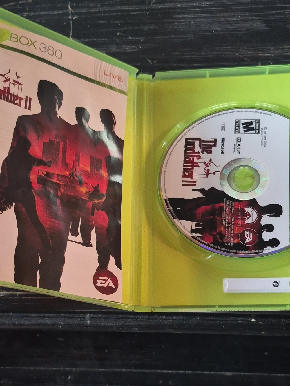 The Godfather II - Red and Black Cover
